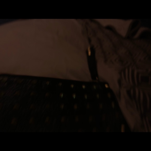 Below the Belt black leather studded clutch - Picture 2 of 3